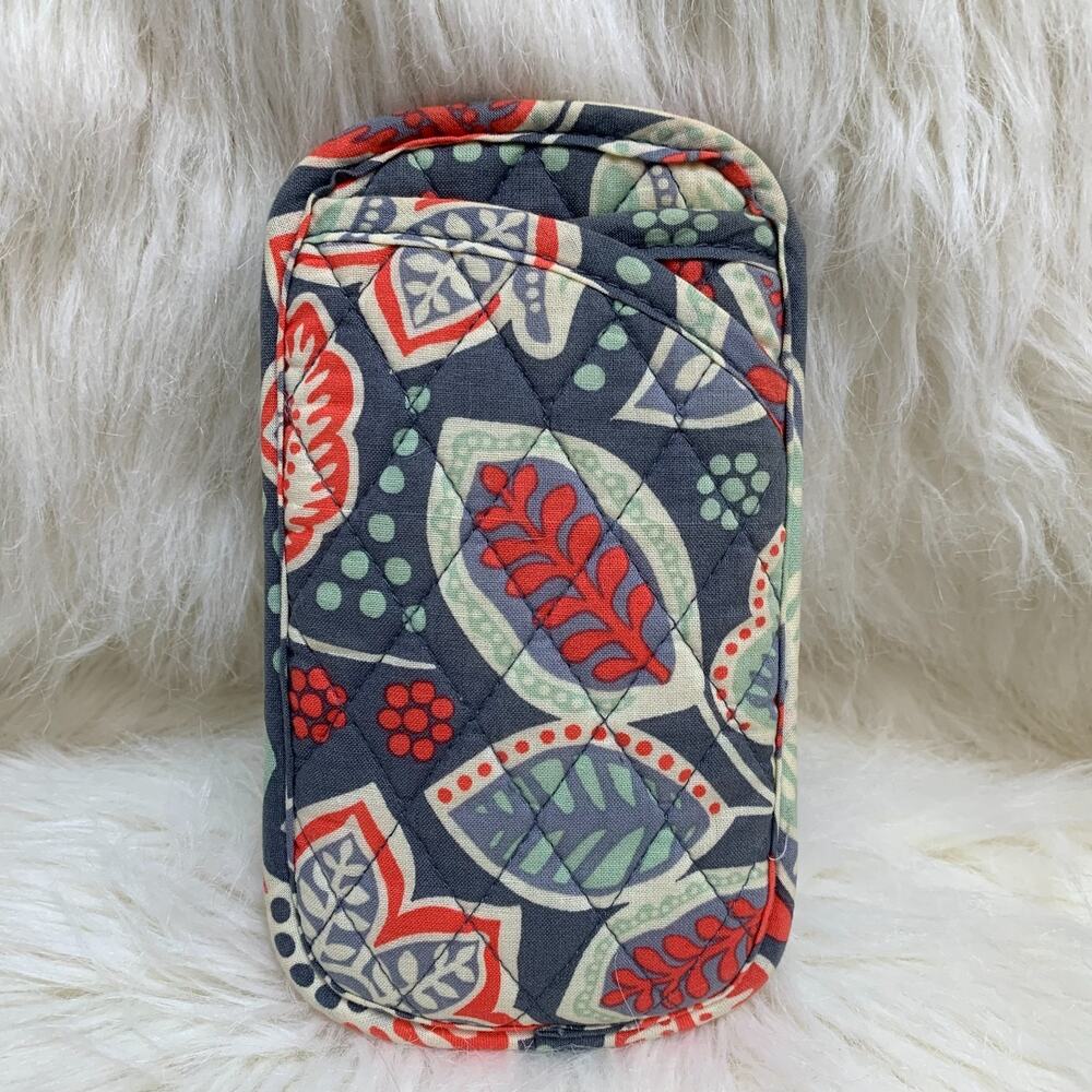 VERA BRADLEY Quilted Cotton NOMADIC FLORAL Double Eyeglasses Case